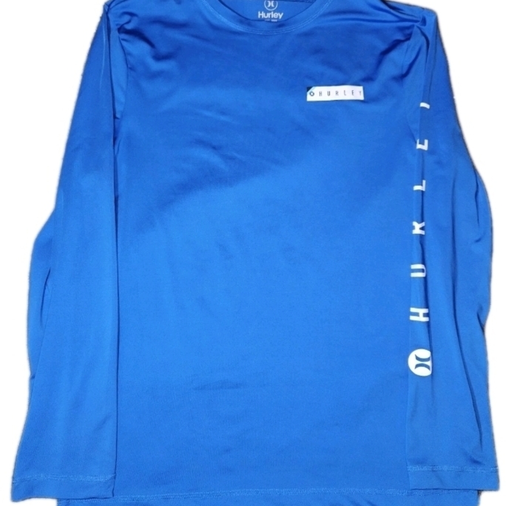 Hurley Men's Blue Long Sleeve Shirt